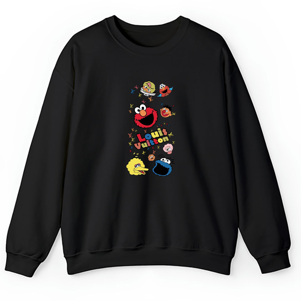 Elmo Sesame Street Louis Vuitton Brand Unisex Sweatshirt BTN5503
