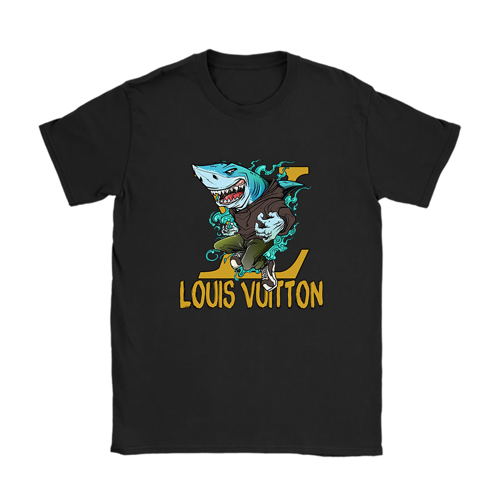 Cartoon Shark Louis Vuitton Unisex T-Shirt BN5477