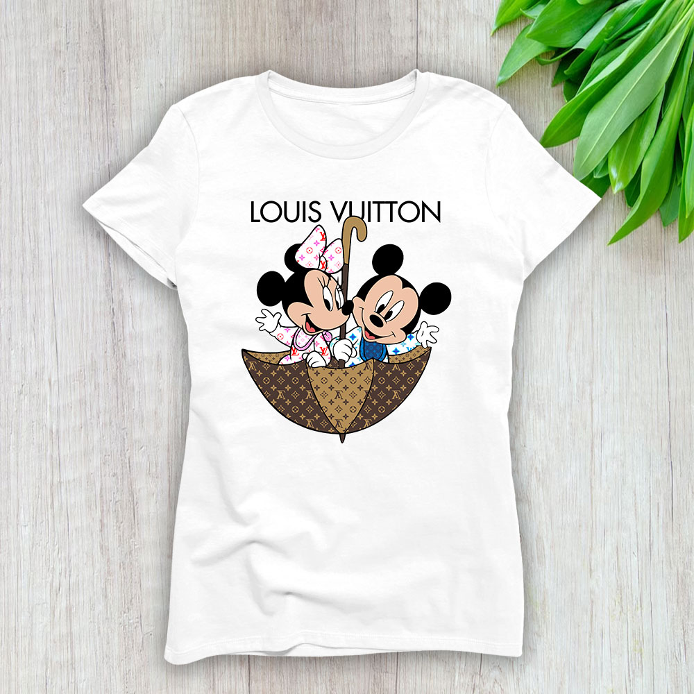 Mickey Mouse Louis Vuitton Brand Lady T-Shirt Women TLT3984