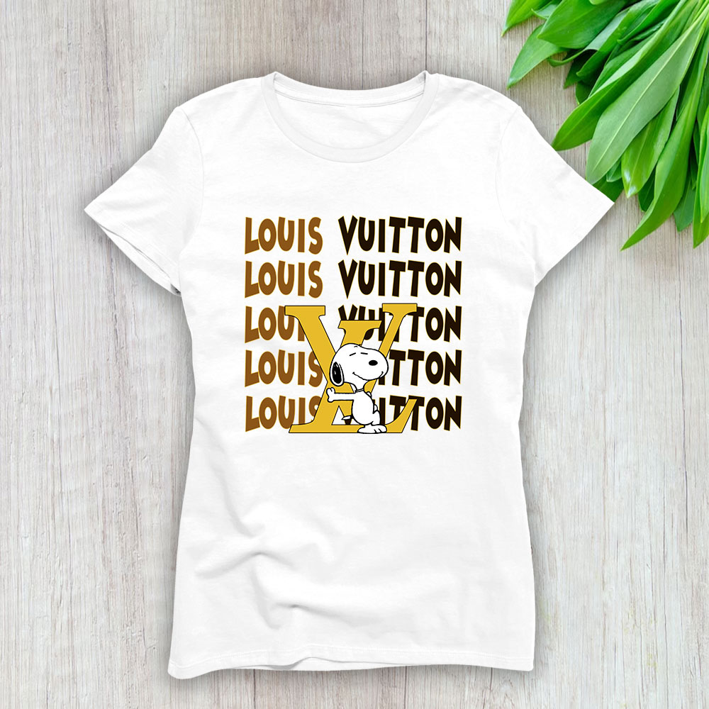 Snoopy Louis Vuitton Brand Lady T-Shirt Women TLT4087