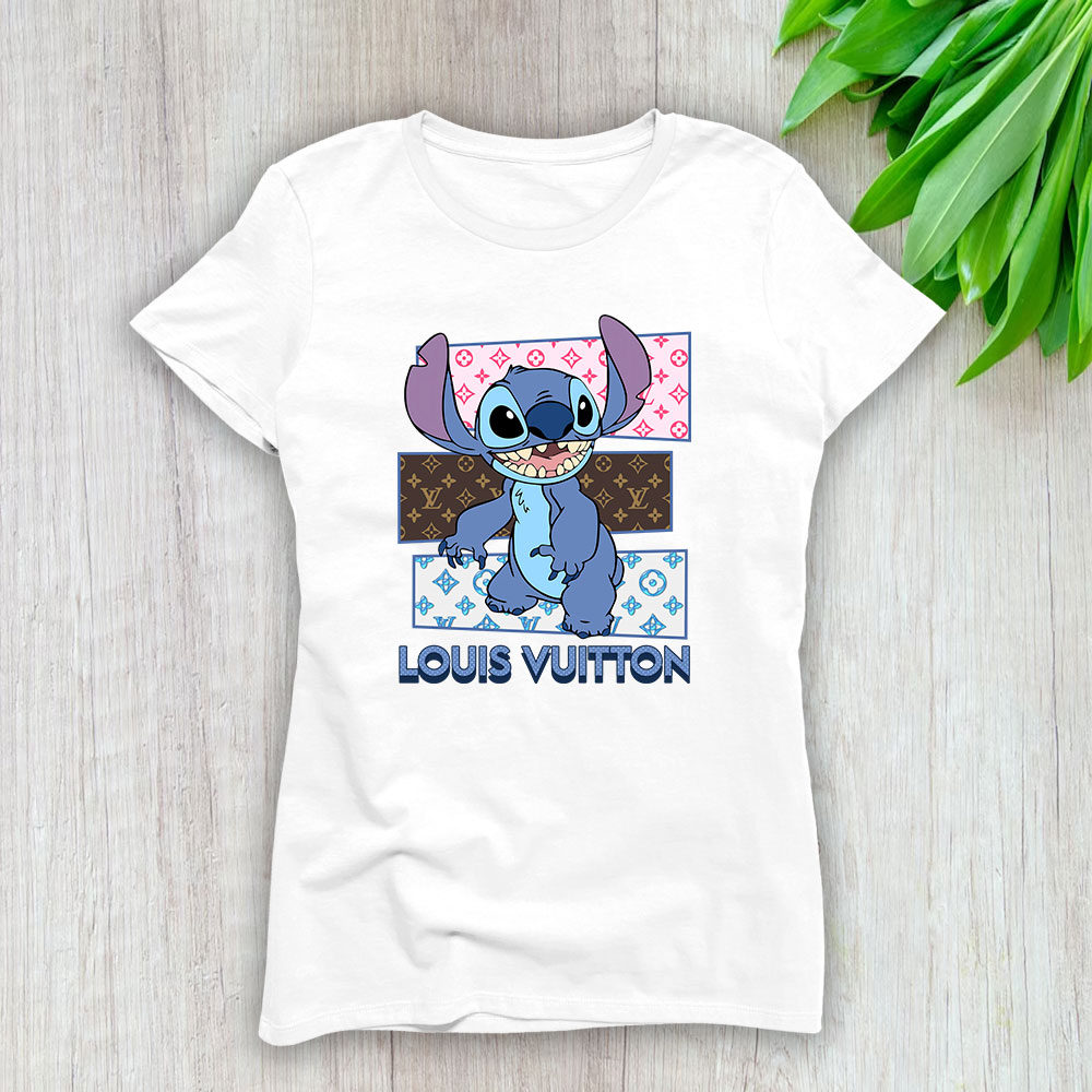 Stitch Louis Vuitton Brand Lady T-Shirt Women TLT4083