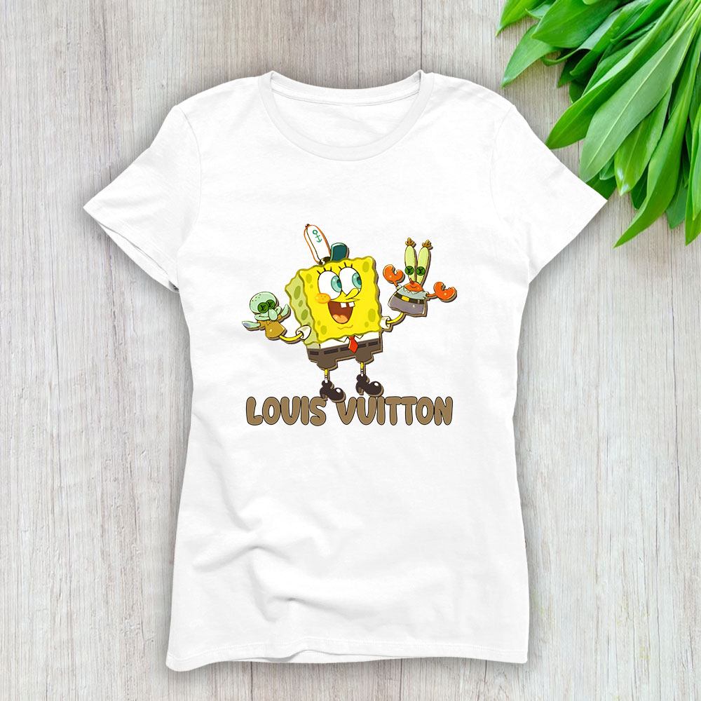 Spongebob Louis Vuitton Brand Lady T-Shirt Women TLT4081