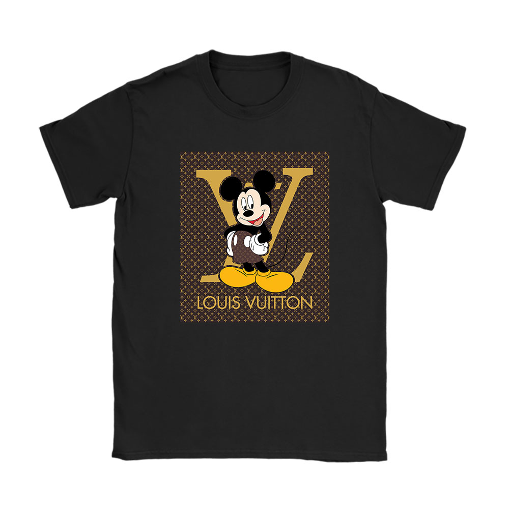 Mickey Mouse Louis Vuitton Unisex T-Shirt Cotton Tee BN4057