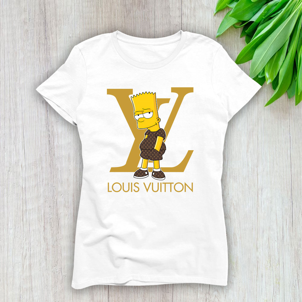 Bart Simpson Louis Vuitton Lady T-Shirt Women For Fans TLT1110