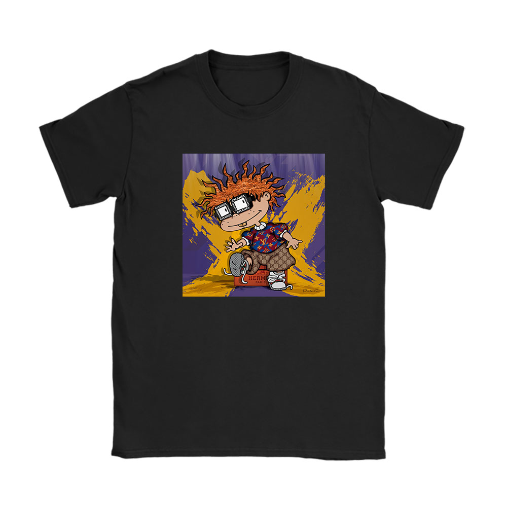 Chuckie Finster Hermes Gucci Louis Vuitton Chanel Unisex T-Shirt Cotton Tee BN4049