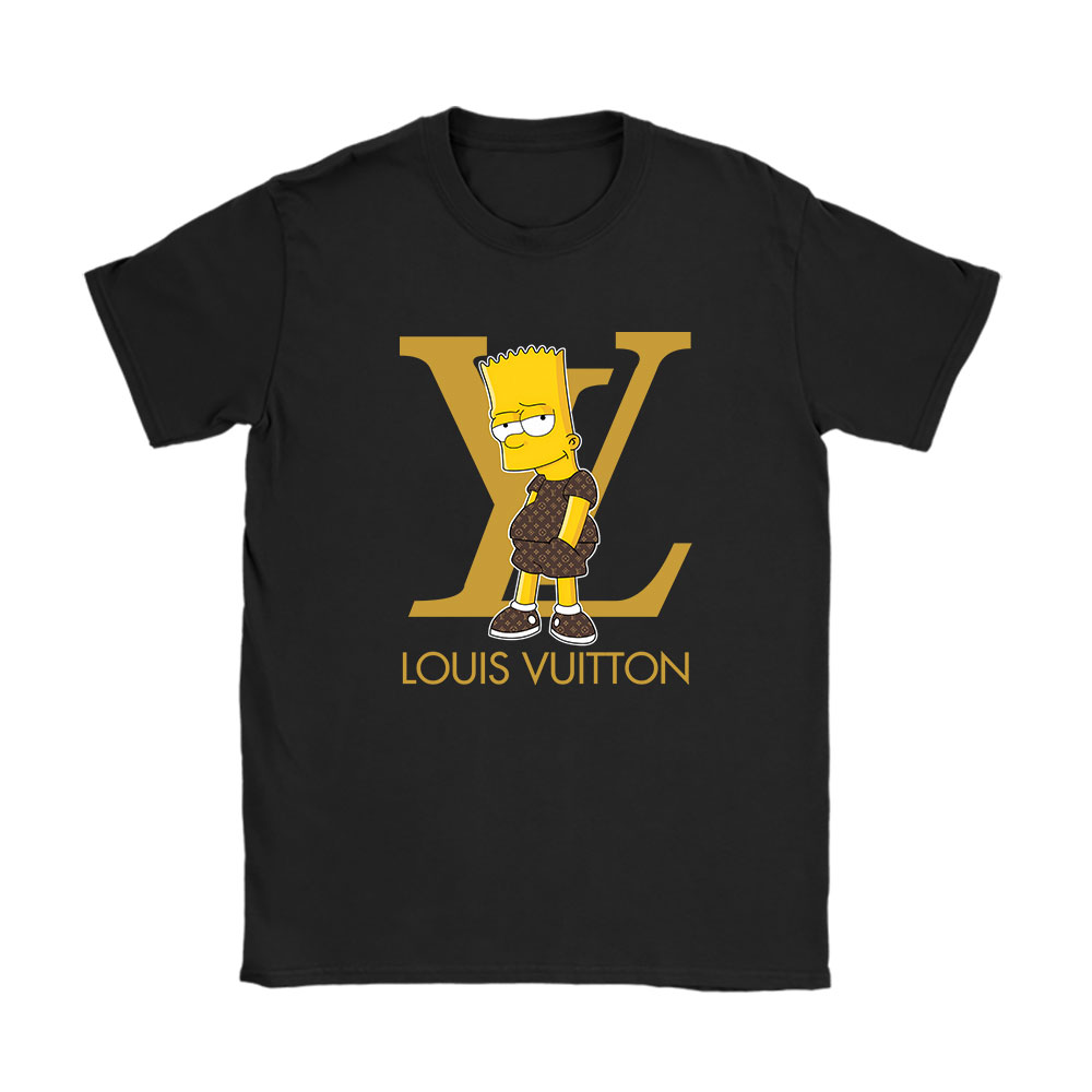 Bart Simpson Louis Vuitton Unisex T-Shirt Cotton Tee BN4040