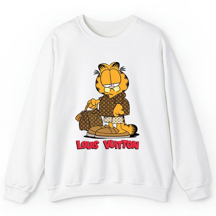 Louis Vuitton Logo Luxury Garfield Crewneck Sweatshirt CSTB1112