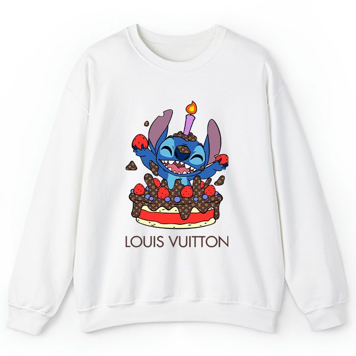 Louis Vuitton Logo Luxury Stitch Happy Birthday Crewneck Sweatshirt CSTB1090