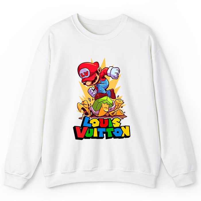Louis Vuitton Logo Luxury Supper Mario Crewneck Sweatshirt CSTB1093