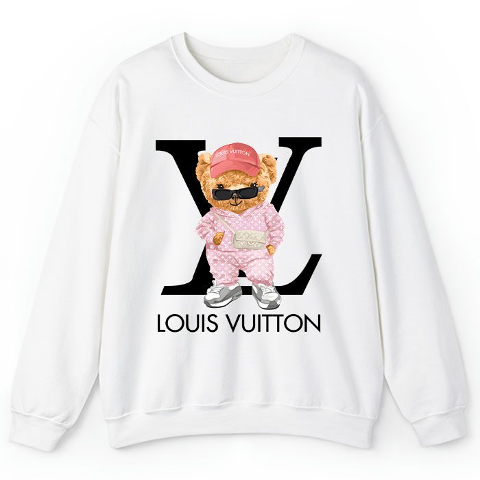 Louis Vuitton Logo Luxury Teddy Bear Crewneck Sweatshirt CSTB1067