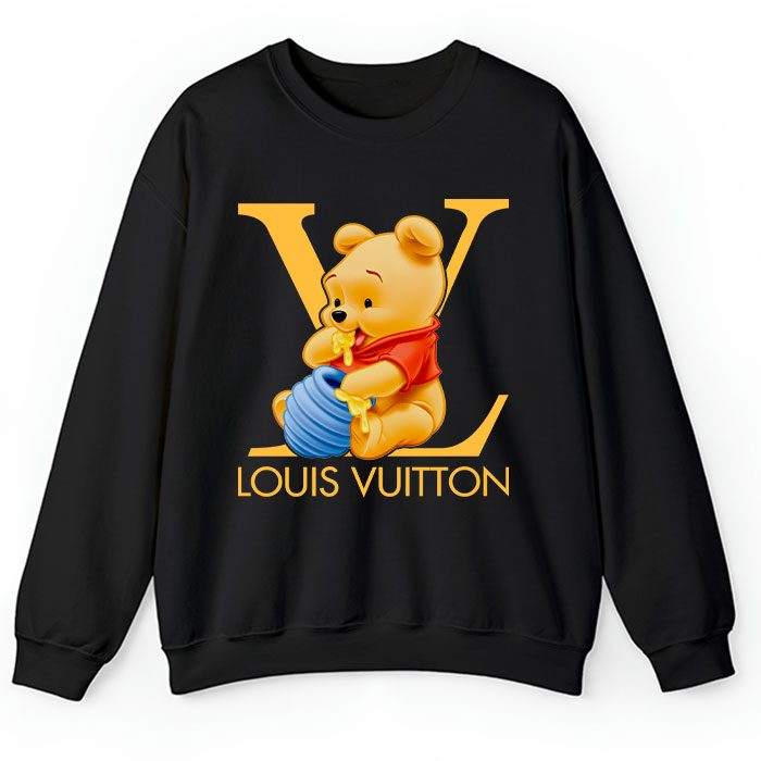 Louis Vuitton Logo Luxury Pooh Crewneck Sweatshirt CSTB1034