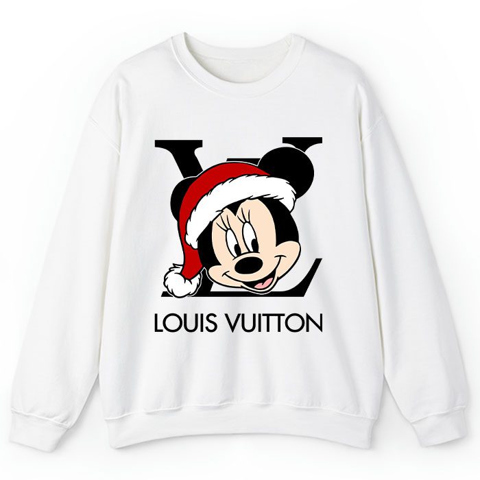 Louis Vuitton Logo Luxury Mickey Mouse Crewneck Sweatshirt CSTB1017