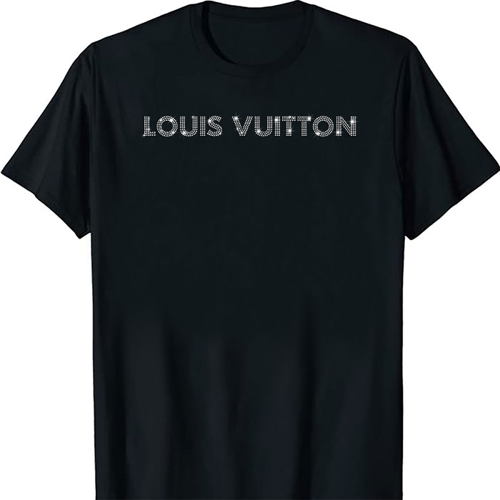 Louis Vuitton Logo Luxury Diamonds LV Unisex T-Shirt TTB2606