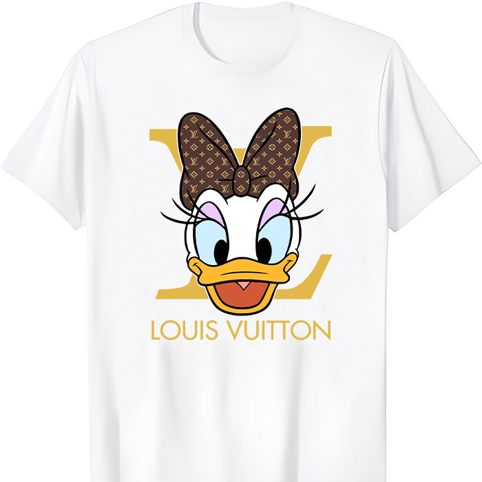 Louis Vuitton Logo Luxury Daisy Duck LV Unisex T-Shirt TTB2249