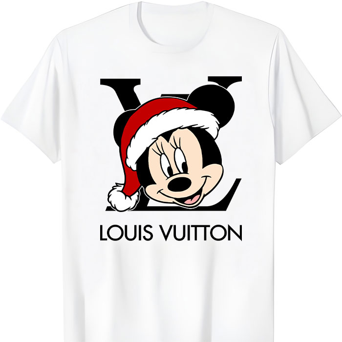 Louis Vuitton Logo Luxury Mickey Mouse Unisex T-Shirt NTB2676