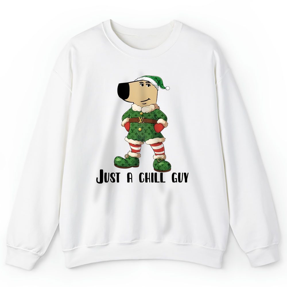 Im Just A Chill Guy Meme Louis Vuitton Unisex Sweatshirt BTN24382