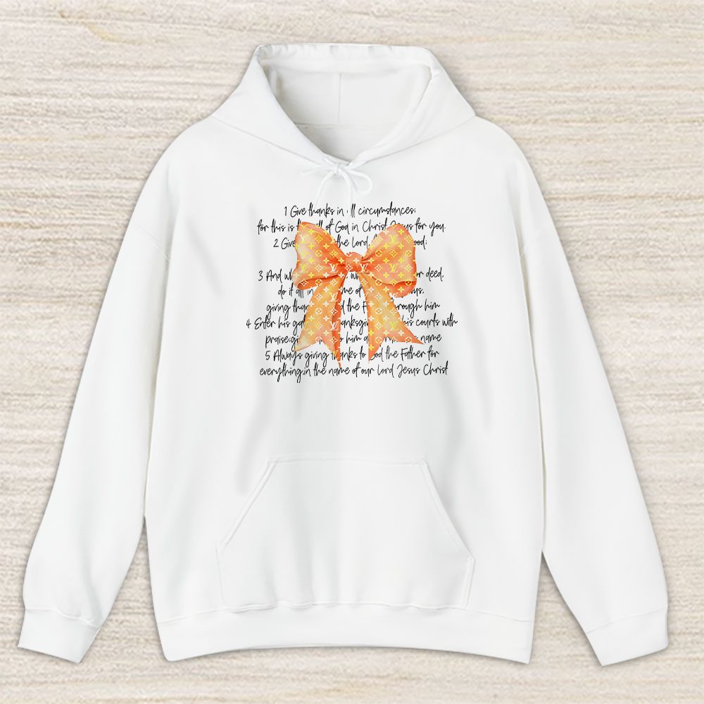 Thanksgiving Coquette Bow Fall Vibes Louis Vuitton Unisex Hoodie TAH17758