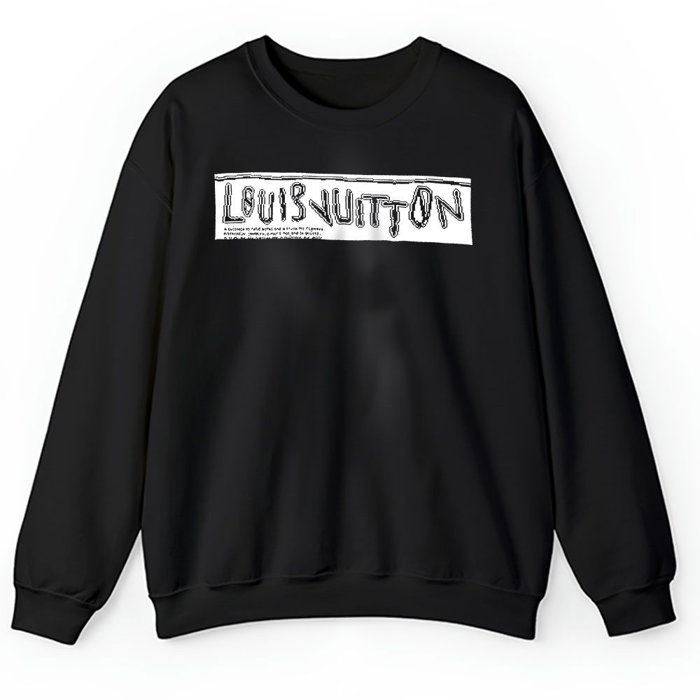 Printed Cotton Louis Vuitton Unisex Sweatshirt BTN17058