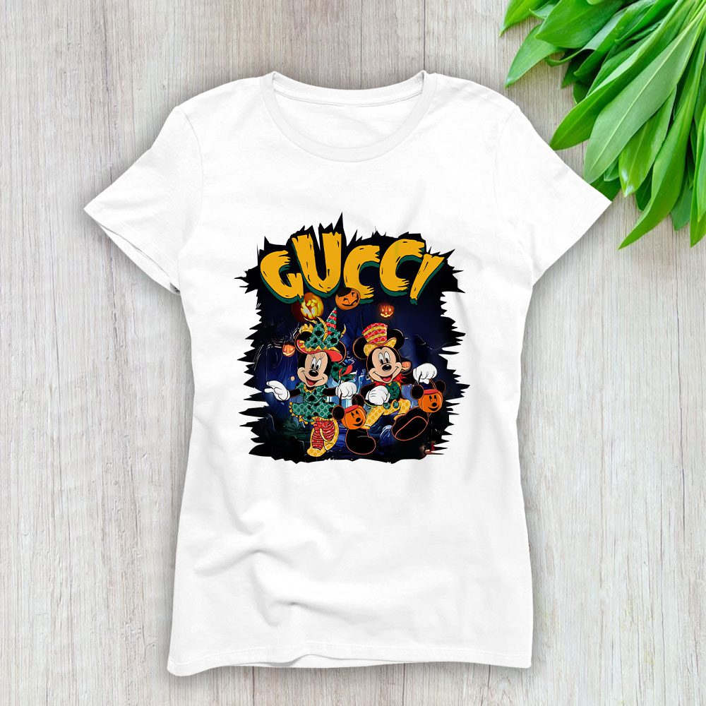 Disney Mickey Happy Halloween Louis Vuitton Lady T-Shirt Women BTN15109
