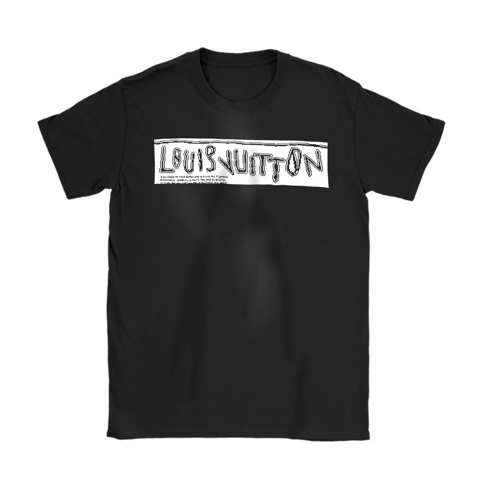 Printed Cotton Louis Vuitton Unisex T-Shirt Cotton Tee BN17058