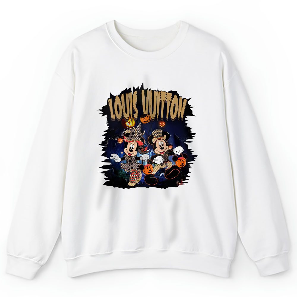 Disney Mickey Happy Halloween Louis Vuitton Unisex Sweatshirt BTN17079