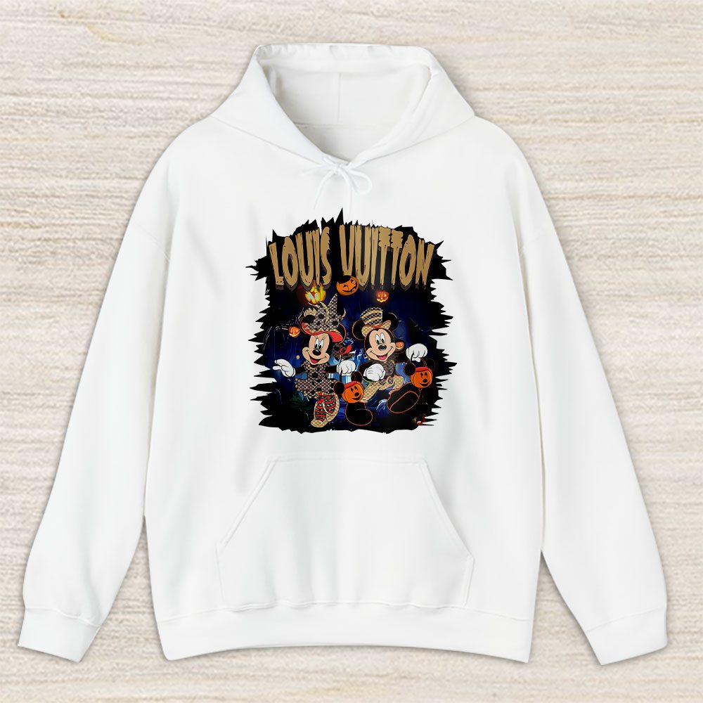 Disney Mickey Happy Halloween Louis Vuitton Unisex Hoodie TAH17079