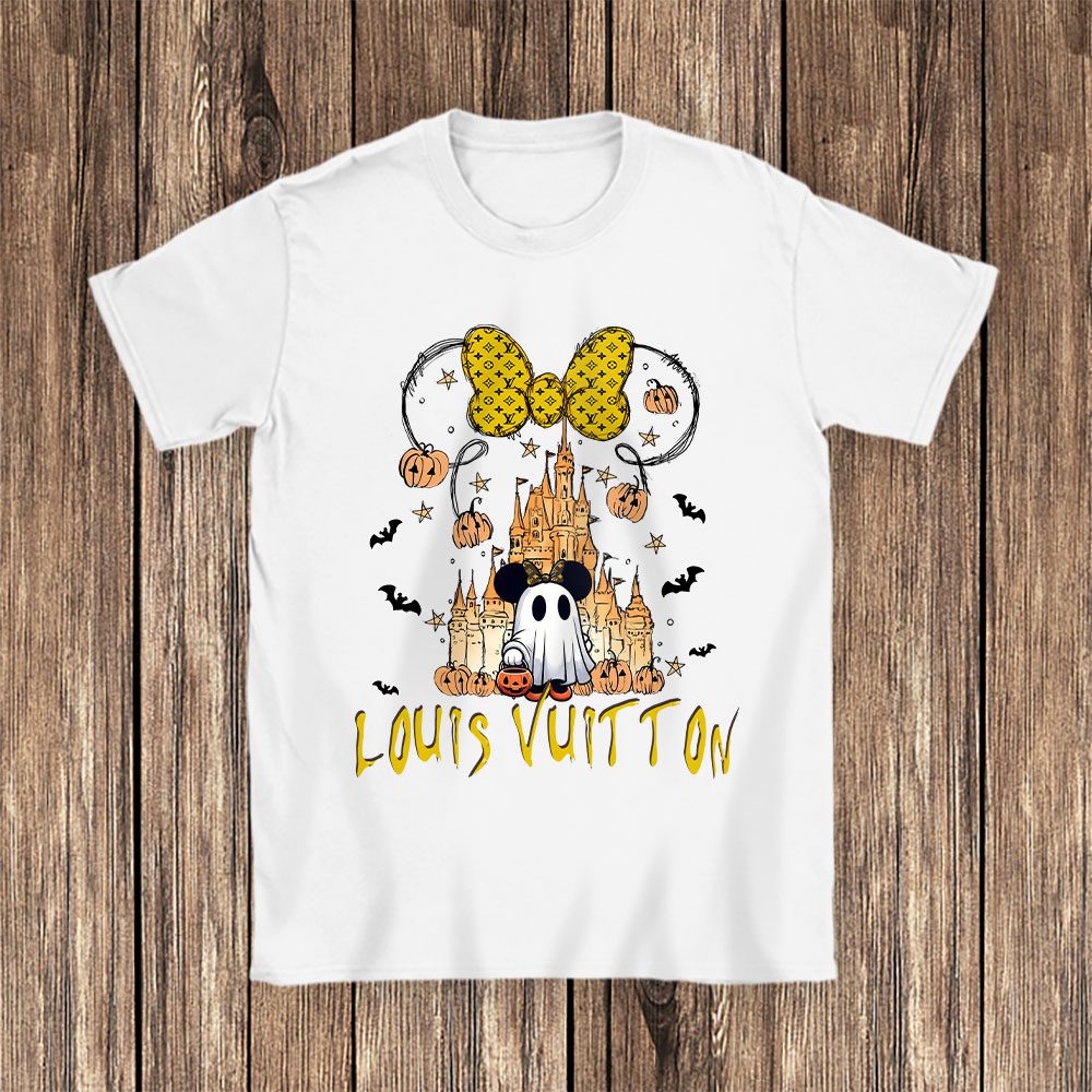 Mickey Minnie Ghost Louis Vuitton Unisex T-Shirt Cotton Tee BN17096