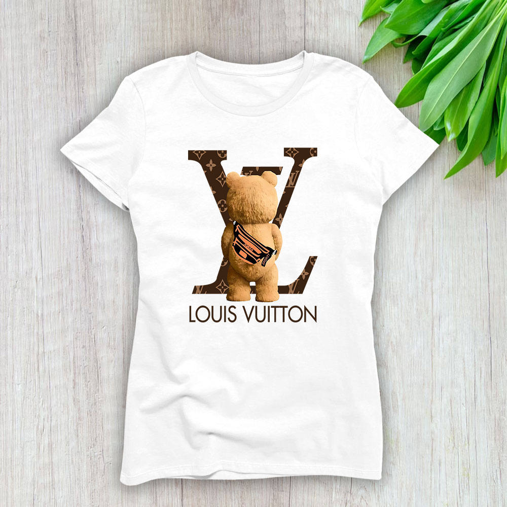 Teddy Bear Louis Vuitton Lady T-Shirt Women For Fans TLT1697
