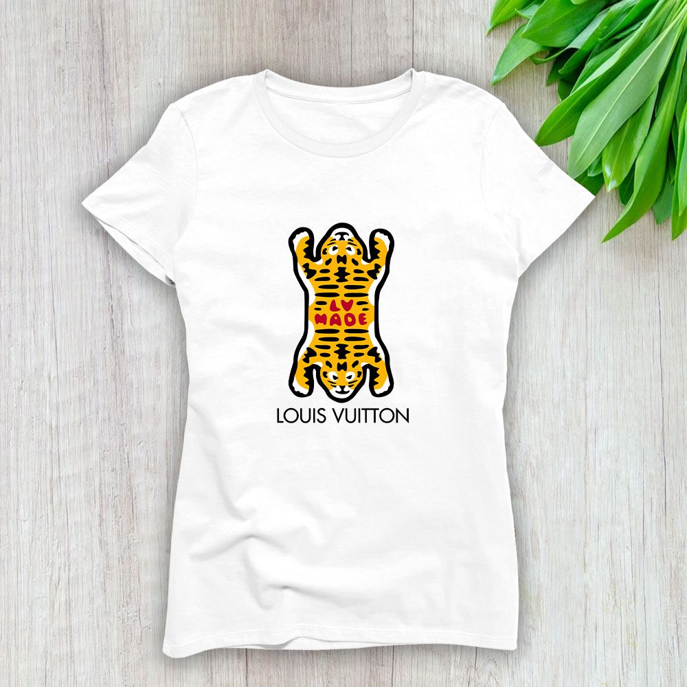 Louis Vuitton Human Made Tiger Lady T-Shirt Luxury Tee For Women LDS1698