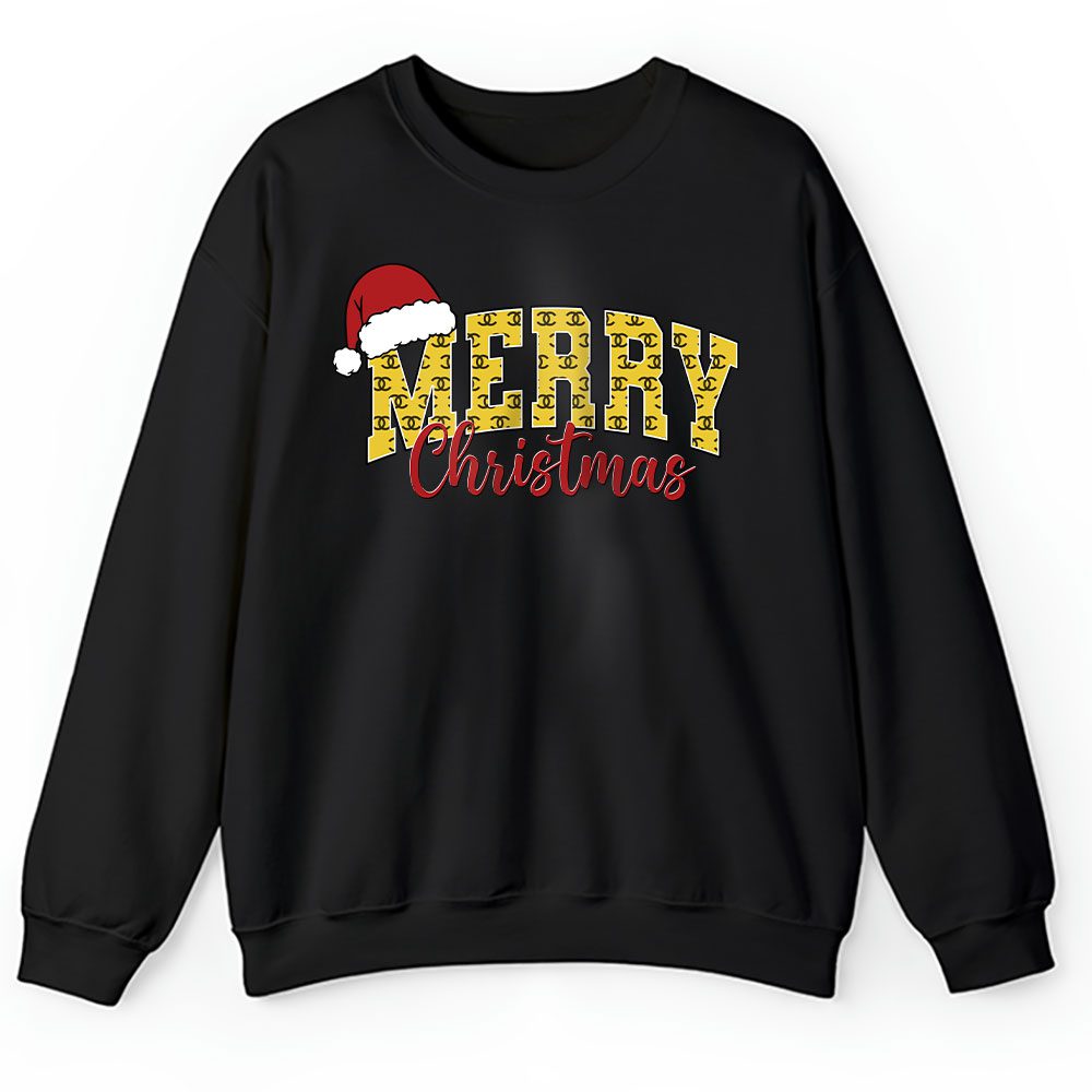 Cute Winter Merry Christmas Chanel Unisex Sweatshirt BTN20088
