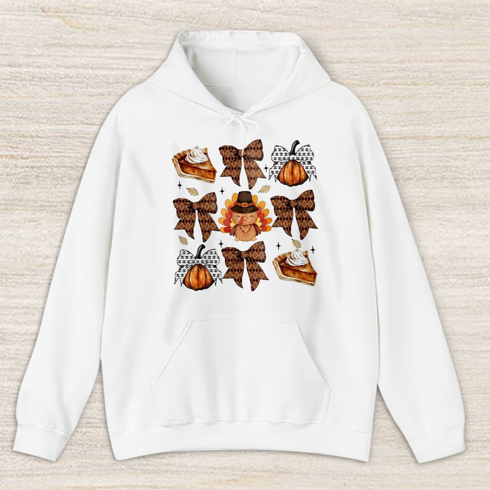Retro Thanksgiving Fall Coquette Bow Chanel Unisex Hoodie TAH18228