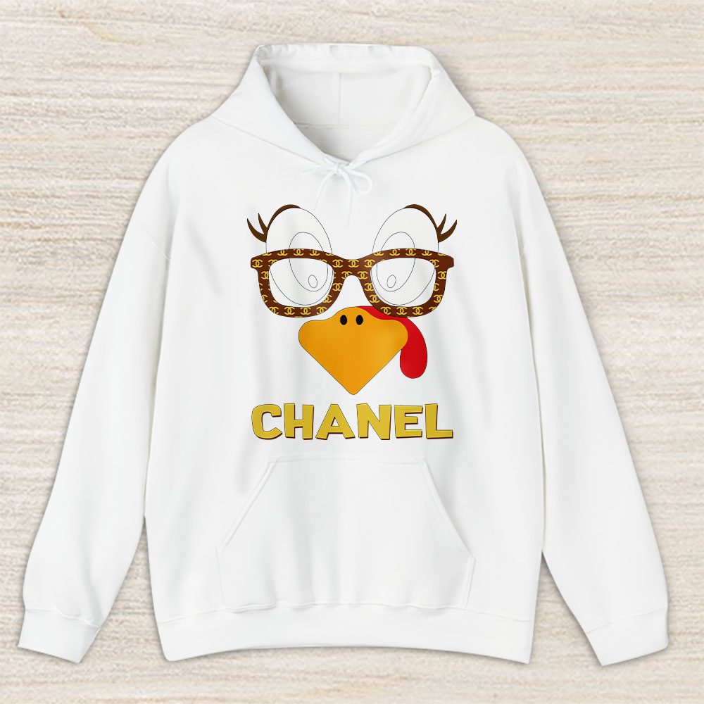 Cute Turkey Fall Thanksgiving Chanel Unisex Hoodie TAH18190