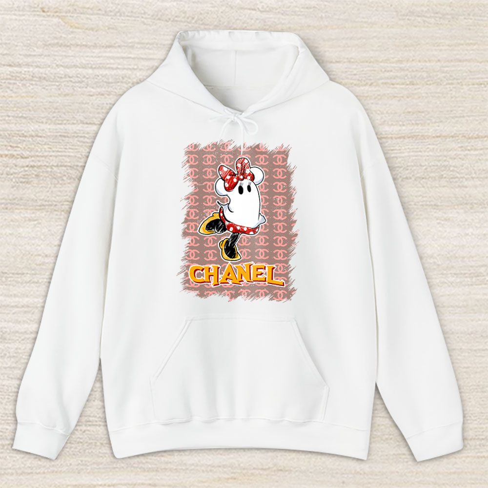 Mickey Minnie Ghost Chanel Unisex Hoodie TAH14666