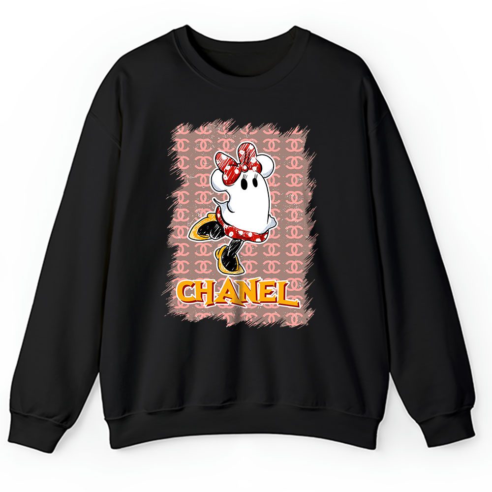 Mickey Minnie Ghost Chanel Unisex Sweatshirt BTN14666