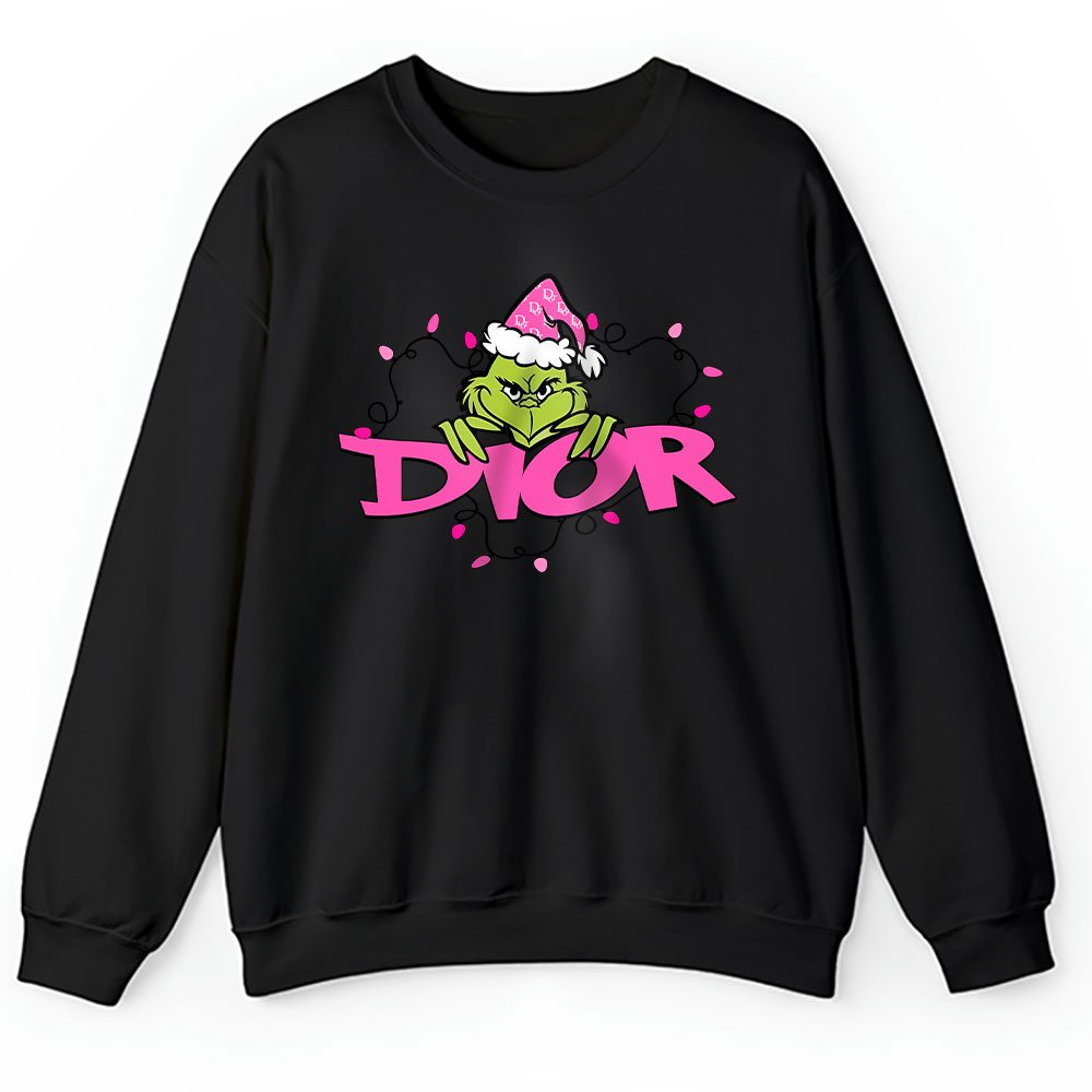Merry Christmas Grinch Grinchmas Family Holiday Vacation Dior Unisex Sweatshirt BTN19635