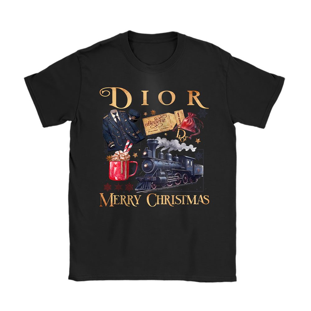 90s Cartoon Christmas Cartoon Funny Holiday Dior Unisex T-Shirt Cotton Tee BN20041