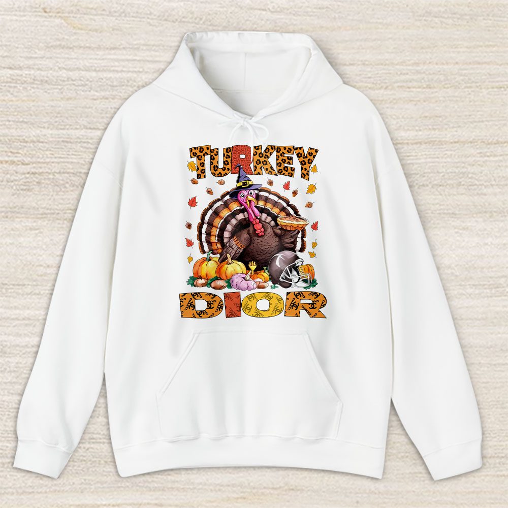 Retro Thanksgiving Turkey Dior Unisex Hoodie TAH19382