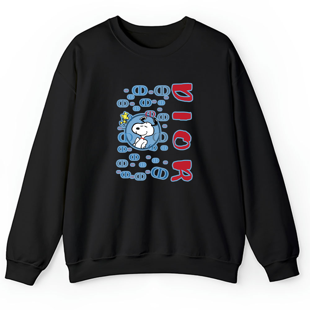 Snoopy Dior Unisex Sweatshirt BTN8376