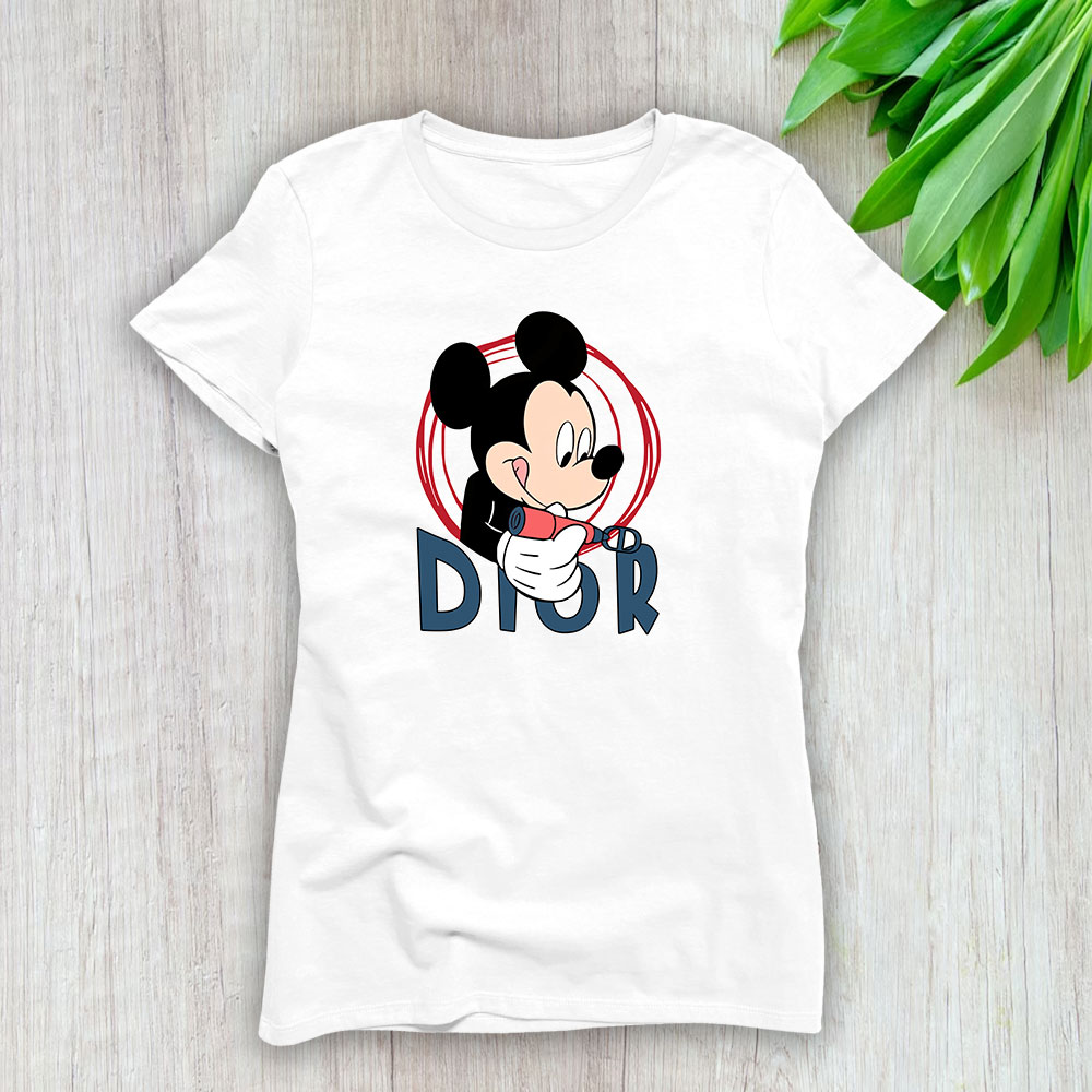 Mickey Mouse Dior Lady T-Shirt Women BTN8253