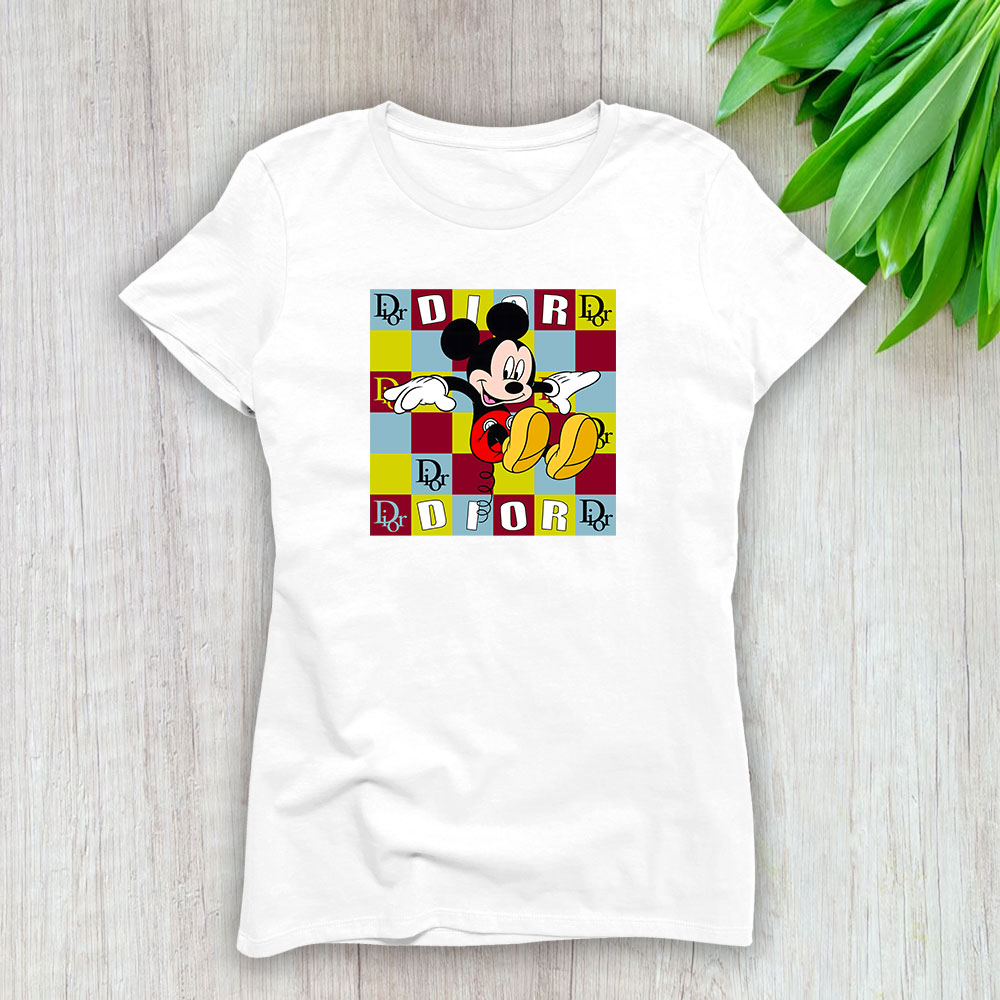 Mickey Mouse Dior Lady T-Shirt Women BTN8246