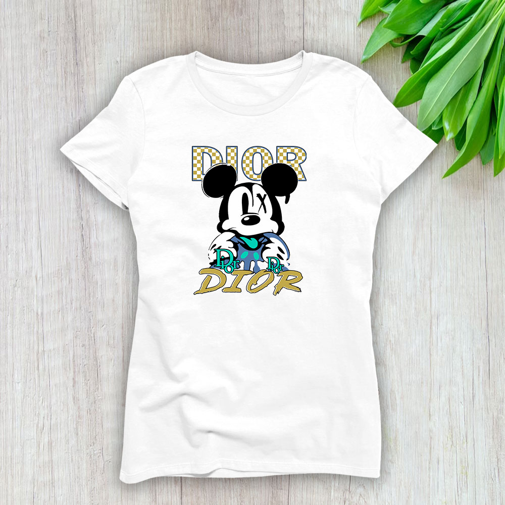 Mickey Mouse Dior Lady T-Shirt Women BTN8249