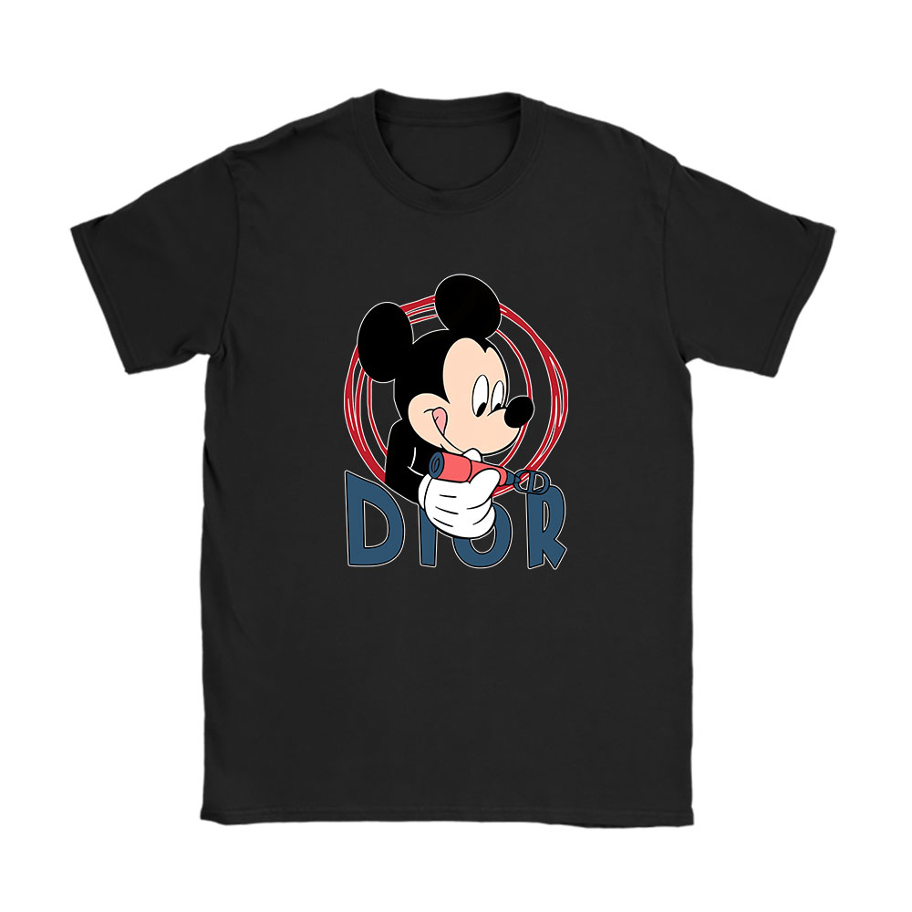 Mickey Mouse Dior Unisex T-Shirt Cotton Tee BN8253