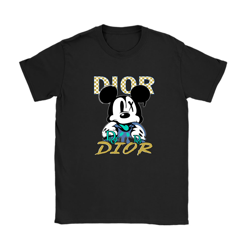 Mickey Mouse Dior Unisex T-Shirt Cotton Tee BN8249