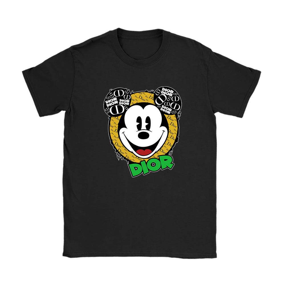 Mickey Mouse Dior Unisex T-Shirt Cotton Tee BN7069