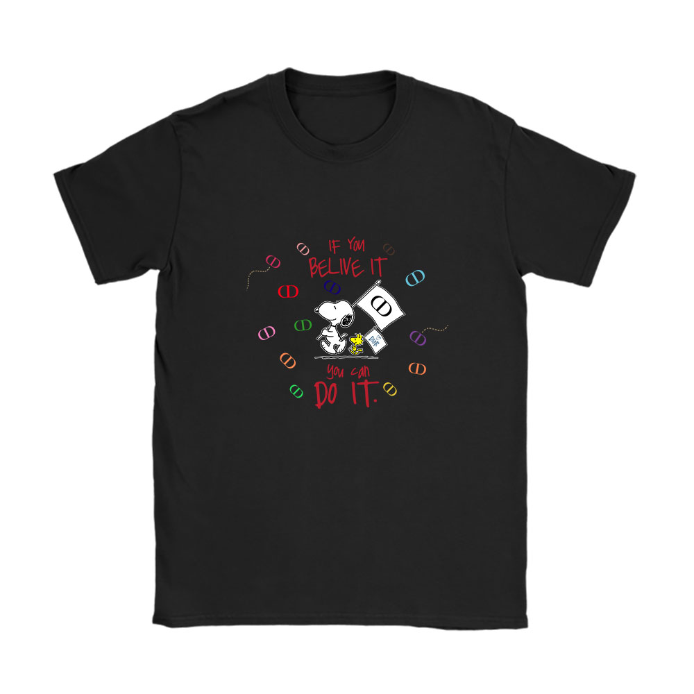 Snoopy Dior Unisex T-Shirt Cotton Tee BN7180