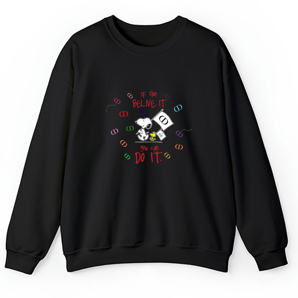 Snoopy Dior Unisex Sweatshirt BTN7180