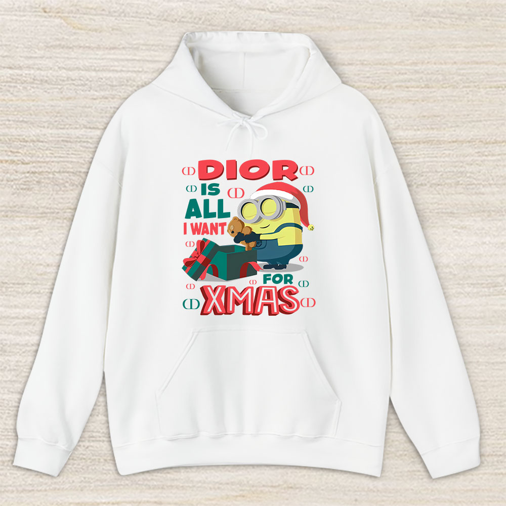 Minions Despicable Me Christmas Dior Brand Unisex Hoodie TAH6323