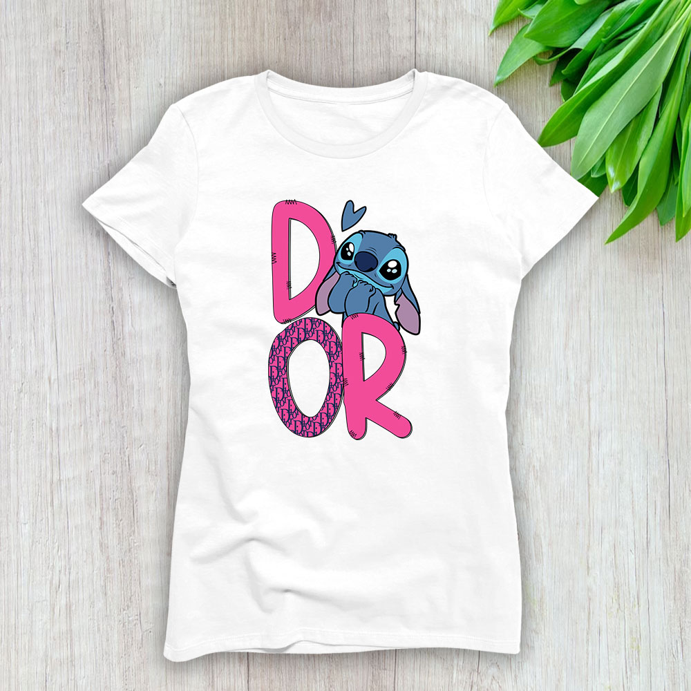 Stitch Dior Brand Lady T-Shirt Women TLT4038