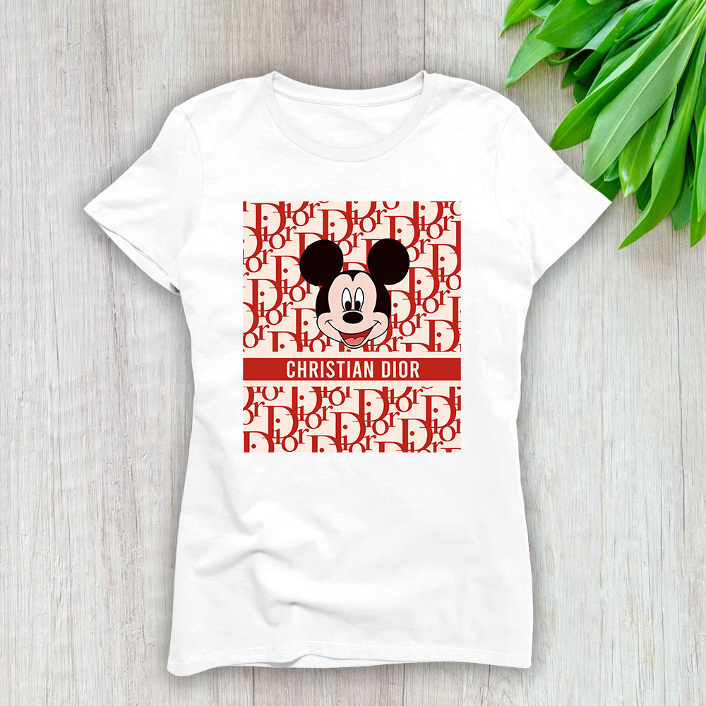 Mickey Mouse Dior Brand Lady T-Shirt Women TLT3982