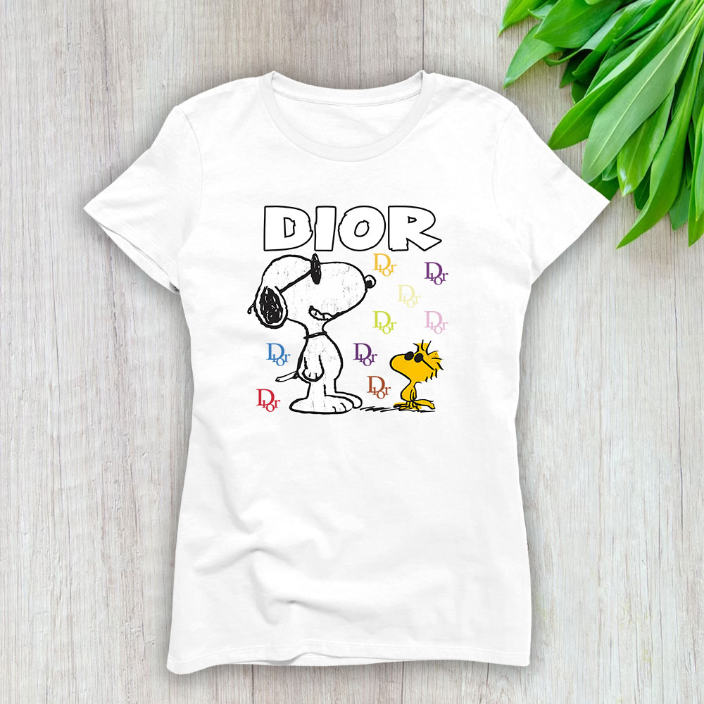 Snoopy Dior Brand Lady T-Shirt Women TLT4037